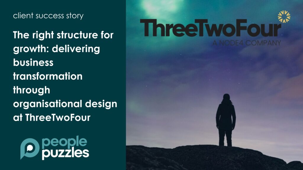 Title image for ThreeTwoFour client case study showing client logo and image plus name of case study