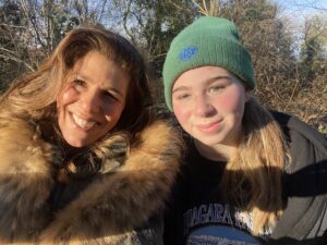 People Director Michelle Lustig with daughter