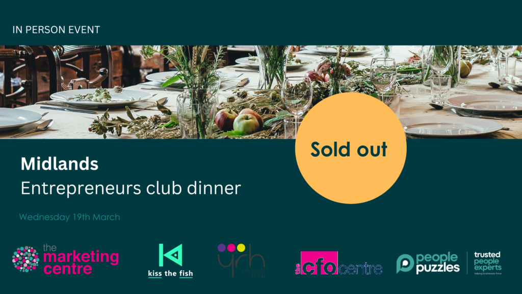 E-club dinner. Sold out