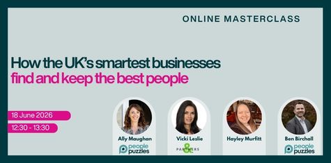 How the UK's smartest businesses find and keep the best people blog banner with profile pictures