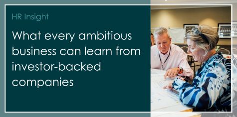 Blog banner with title What every ambitious business can learn from investor-backed companies